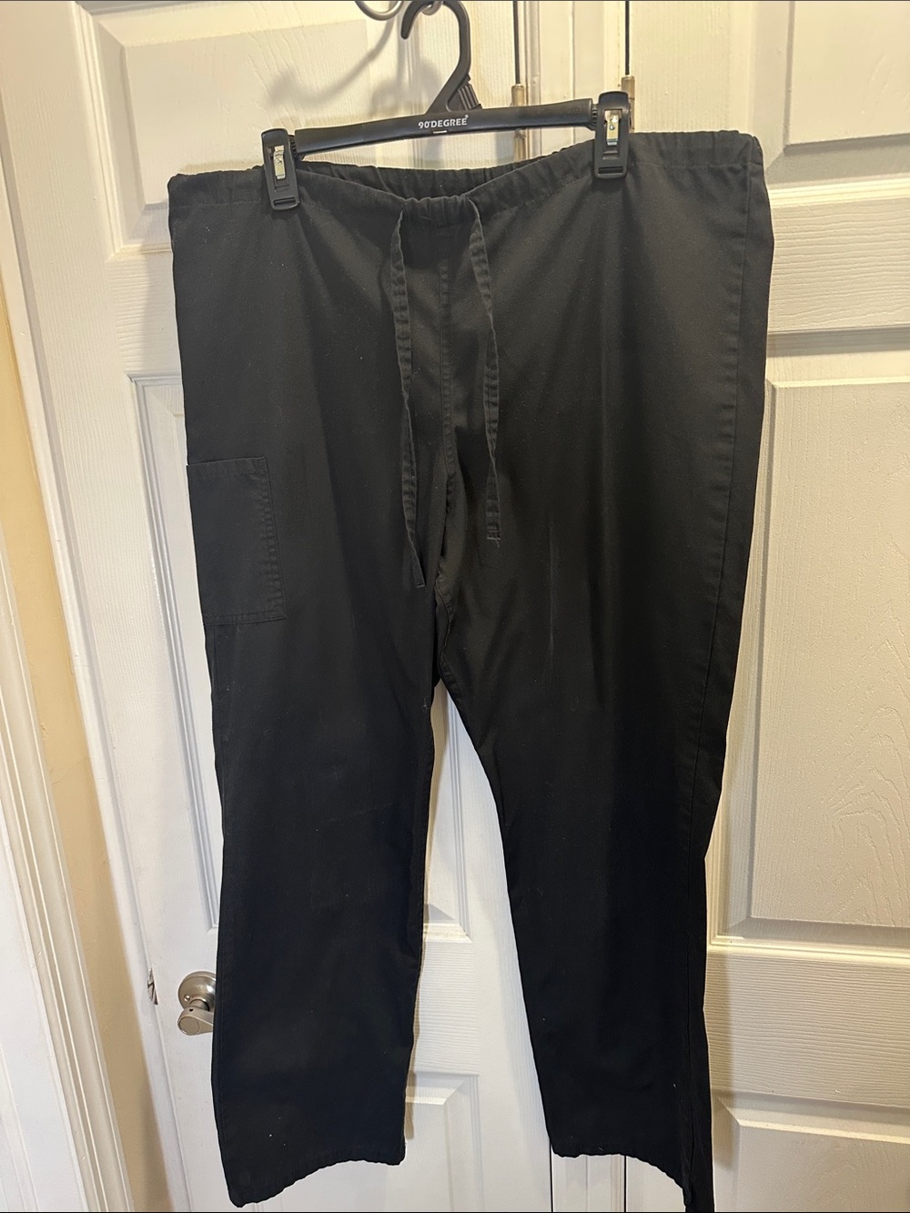 Scrubzone unisex black scrub pants